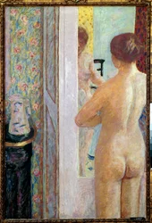 Die Toilette. Nackte Frau von hinten. 1908. Maße 1,19 x 0,79 m. Paris, Musée d