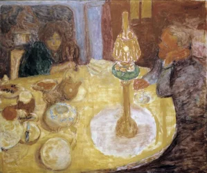Abend unter der Lampe