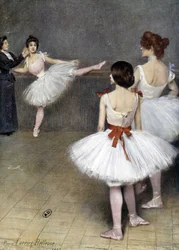 Klassischer Tanz: Ballerinas im Jahr 1897 von Pierre Carrier Belleuse