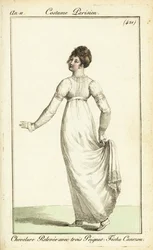Frau tanzt auf einem Ball, Paris
