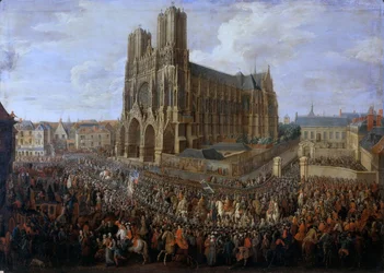 Kavalkade Ludwigs XV. nach seiner Krönung, 26. Oktober 1722