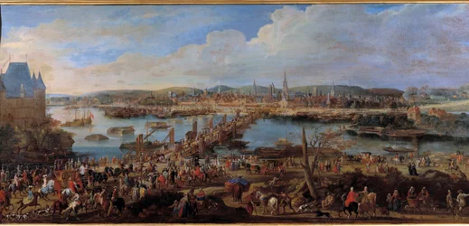 Blick auf die Stadt Rouen von Saint Sever aus