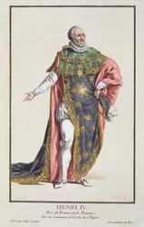 Henri IV (1553-1610) König von Frankreich, aus 