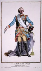 Moritz von Sachsen (1696-1750) aus 