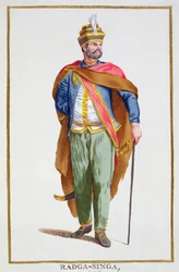 Raja-Singa König von Ceylon aus 