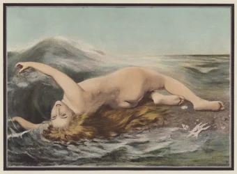 Undine spielt mit den Wellen