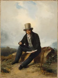 Porträt von André Jolivard 1787-1851