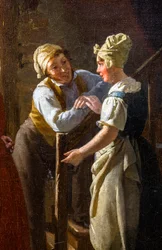 Die Cancans bei der Pförtnerin