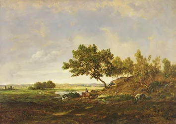 Der Teich am Fuße des Hügels, ca. 1848-55