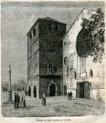 Ansicht der Kirche San Giusto in Triest