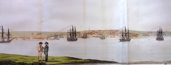 Hafen von Sewastopol. Aus Reisen durch die südlichen Provinzen des russischen Reiches 1793 und 1