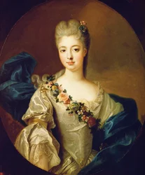 Porträt von Charlotte Aglaé von Orléans