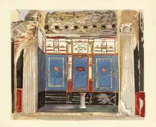 Tablinum des Hauses des kleinen Brunnens, Casa della Fontana Piccola, Pompeji