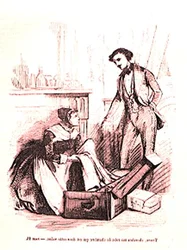 Charles Grandet und Nanon, Illustration aus 