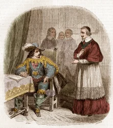 Der französische König Ludwig XIII. und Minister Kardinal Richelieu gründen die Académie Française