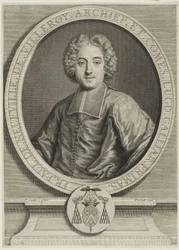 Porträt von François-Paul de Neufville de Villeroy