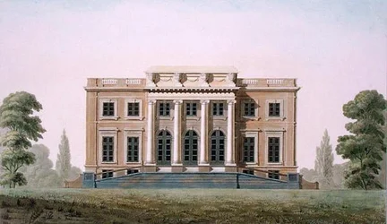 Schloss von Wannegem nahe Oudenaarde, aus 
