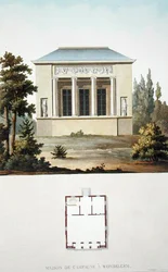 Landhaus in Wondelgem, aus 