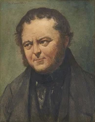 Porträt von Marie-Henri Beyle, genannt Stendhal 1783-1842