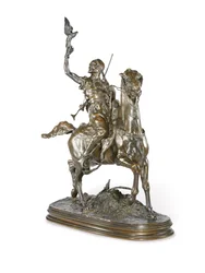 Berittener arabischer Falkner