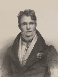 Porträt des Dirigenten und Komponisten Gaspare Spontini 1774-1851, 1830