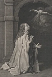 Vision der Taube der Heiligen Teresa von Avila, ca. 1650