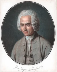 Jean-Jacques Rousseau, französischer politischer Philosoph