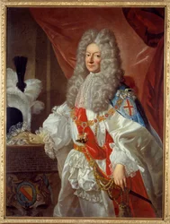 Porträt von Antonin Nompar de Caumont, Herzog von Lauzun (1633-1723), Marschall von Frankreich und Gemahl der Grande Mademoiselle, Herzogin von Montpensier, 17. Jahrhundert, La Rochelle, Musée des Beaux-Arts