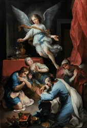 Engel Raphael offenbarte sich und stieg in die Luft