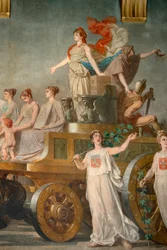 Fresko Der Triumph der Republik