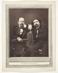 Émile Erckmann (französischer Schriftsteller, 1822-1899) und Alexandre Chatrian (französischer Schriftsteller, 1826-1890)