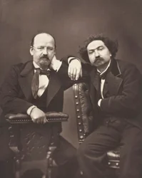 Émile Erckmann französischer Schriftsteller, 1822-1899 und Alexandre Chatrian französischer Schriftsteller, 1826-1890