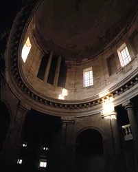 Barockarchitektur: Kapelle der Alten Charite (1679 - 1707), Kloster von Marseille, von Architekt Pierre Puget (1622 - 1694). Innenansicht. Marseille, Bouches-du-Rhone (13).