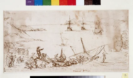 Einschiffung von Truppen in der Bucht von La Ciotat