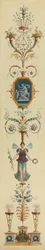 Dekoratives Panel, 1790er