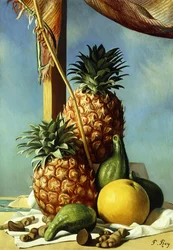 Stillleben mit Ananas