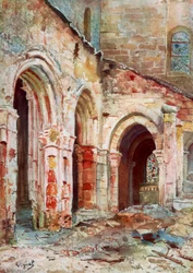 Die Kirche von Sermaize, 1914, 1926