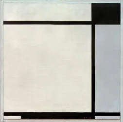 Tableau Nr. II, mit Schwarz und Grau