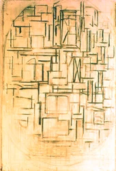 Unbetitelte ovale Komposition 1914