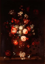 Stillleben, gemischte Blumen