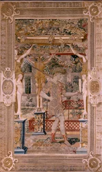 Vertumnus verwandelt sich in einen Bauern (Serie Vertumnus und Pomona)