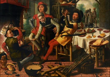 Bauern am Herd, 1556