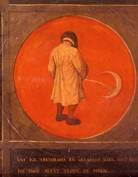 Was auch immer ich tue, ich bereue es nicht, ich pisse weiter gegen den Mond, um 1558-1560