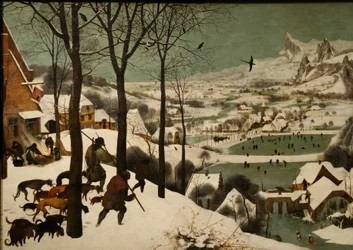 Jäger im Schnee (Winter)