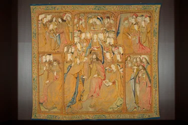 Flämische Tapisserie. Verkündigung, ca. 1502-04