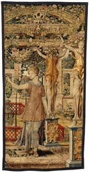 Vertumnus und Pomona: Vertumnus verwandelt sich in einen Bauern, ca. 1550
