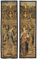 Vertumnus und Pomona: Vertumnus verwandelt in einen Fischer, ca. 1550