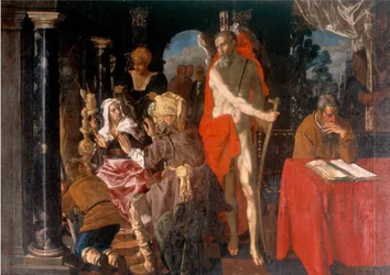 Allegorie des Alters. Zeit und der Gelehrte