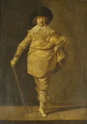 Ein stehender Kavalier