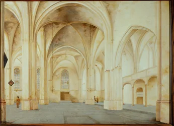 Innenraum der Kirche von Sankt Cunera in Rhenen, Niederlande